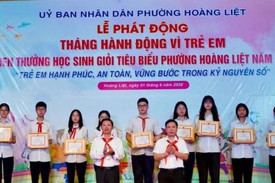 Phường Hoàng Liệt phát động Tháng hành động vì trẻ em năm 2026