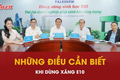 Talkshow: 'Dùng xăng sinh học E10: Vai trò doanh nghiệp giúp xanh hóa năng lượng'