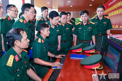 Tổng cục Chính trị kiểm tra tại Trường Sĩ quan Công binh