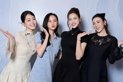 Hoa hậu Đỗ Thị Hà rạng rỡ đọ sắc cùng dàn người đẹp