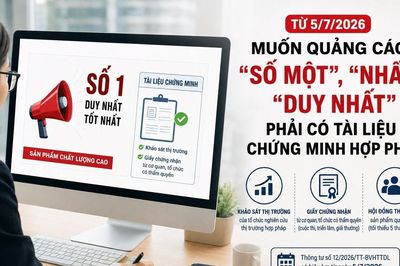 Từ ngày 5/7, quảng cáo dùng từ 'nhất', 'duy nhất' phải có tài liệu chứng minh