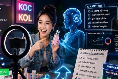 AI đang thay đổi nghề livestream: KOC, KOL cần học thêm gì để không bị bỏ lại phía sau?