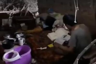 Người đàn ông bí ẩn sống trong hang động nhiều năm, ngày ngày chăm chú làm một việc