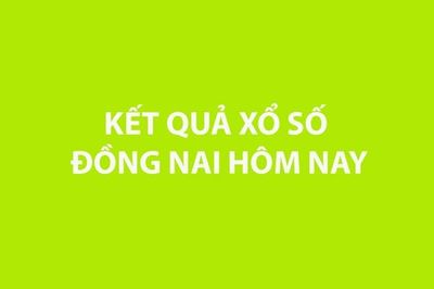 XSDN 3/6. Kết quả xổ số Đồng Nai hôm nay ngày 3/6/2026. SXĐN ngày 3/6. SXĐN hôm nay