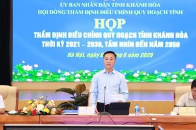 Thông qua phương án điều chỉnh quy hoạch tỉnh Khánh Hòa