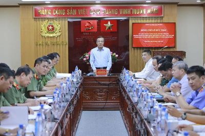 Bí thư Tỉnh ủy Lê Đức Thái: Công an tỉnh Thanh Hóa giữ vững ổn định chính trị, tạo môi trường thuận lợi cho phát triển