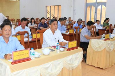 Xã Mỹ Hòa Hưng sơ kết vận hành mô hình chính quyền địa phương hai cấp