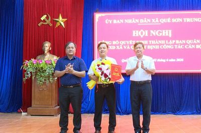Thành lập Ban Quản lý dự án đầu tư xây dựng xã Quế Sơn Trung
