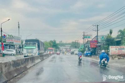 Cảnh báo ngập lụt do mưa lớn tại Đồng Nai