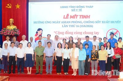 Đồng Tháp chung tay phòng chống sốt xuất huyết