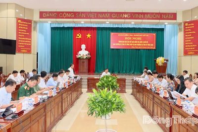 Thông qua báo cáo kết quả kiểm tra đối với Ban Thường vụ Tỉnh ủy Đồng Tháp