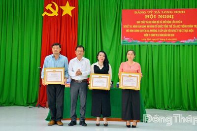 Xã Long Định: Nâng cao hiệu quả phục vụ Nhân dân
