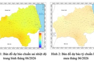 Thời tiết Gia Lai tháng 6: Dự báo có khoảng 2-3 đợt nắng nóng diện rộng ở giữa và phía Đông tỉnh