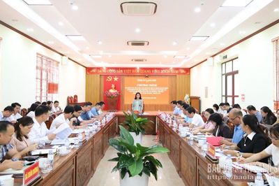 Tổ Công tác số 4 làm việc với các xã thuộc khu vực Lộc Bình cũ