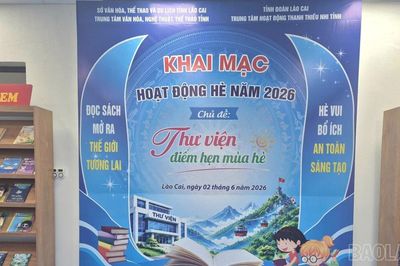 Sôi nổi các hoạt động hè dành cho thiếu nhi tại Thư viện tỉnh Lào Cai