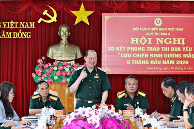 Cựu chiến binh Cụm thi đua số 6 phát huy vai trò gương mẫu