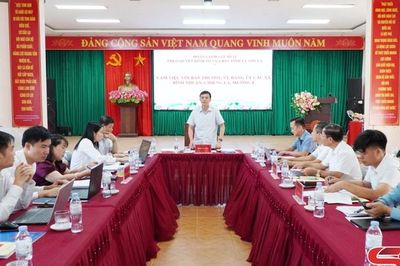 Đoàn giám sát số 12 của Ban Thường vụ Tỉnh ủy làm việc với Đảng ủy các xã Bình Thuận, Chiềng La và Mường É