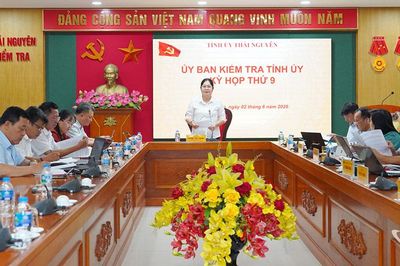 Ủy ban Kiểm tra Tỉnh ủy Thái Nguyên xem xét, quyết định kỷ luật đảng viên