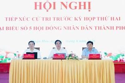 Giải quyết dứt điểm kiến nghị của cử tri, tuyệt đối không né tránh