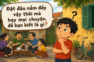 'Đặt đâu nằm đấy vậy thôi mà hay mọi chuyện', đố bạn biết là gì?