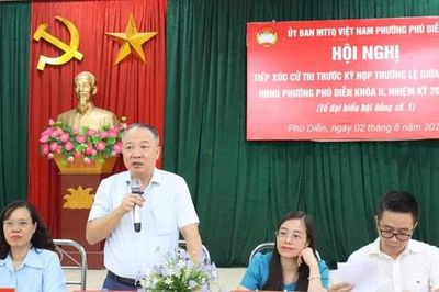 Phường Phú Diễn lắng nghe ý kiến cử tri trước kỳ họp HĐND giữa năm 2026