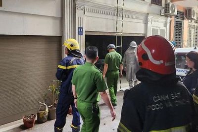 Dập tắt vụ cháy nhà trọ trong ngõ 814 đường Láng