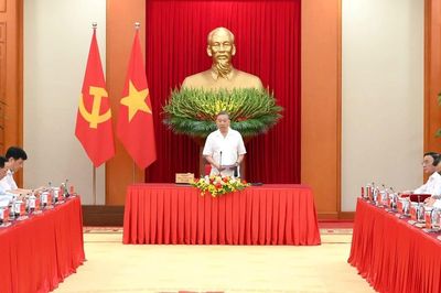 [Ảnh] Tổng Bí thư, Chủ tịch nước Tô Lâm chủ trì làm việc với Ban Tổ chức Trung ương