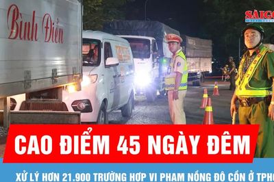 Xử lý hơn 21.900 trường hợp vi phạm nồng độ cồn trong dịp cao điểm tổng rà soát địa bàn ở TPHCM