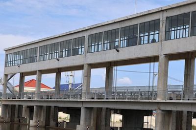 Đập ngăn mặn 80 tỉ đồng ở Gia Lai bàn giao chưa được 1 năm đã lún