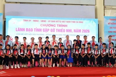 Thiếu nhi Cà Mau kiến nghị tăng sân chơi, bảo vệ trẻ em trên không gian mạng
