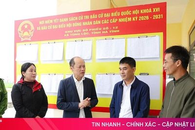 Hà Tĩnh có 4 tập thể, cá nhân được Thủ tướng Chính phủ tặng bằng khen trong bầu cử