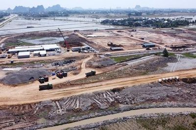 Ráo riết thi công khu công nghiệp gần 3.000 tỷ đồng ở Thanh Hóa