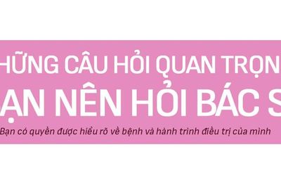 Ung thư vú: Những câu nên hỏi bác sĩ