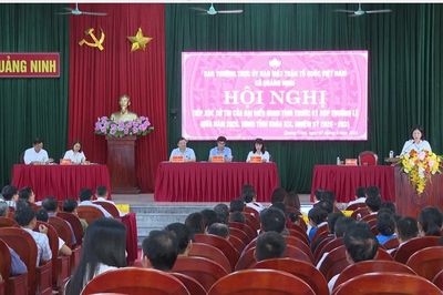 Đại biểu HĐND tỉnh tiếp xúc cử tri xã Quảng Ninh