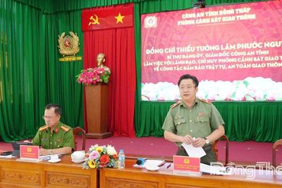 Thiếu tướng Lâm Phước Nguyên: Xác định tuyến, địa bàn trọng điểm để có phương án đảm bảo trật tự, an toàn giao thông phù hợp