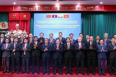 Mở đợt cao điểm trấn áp tội phạm ma túy giữa Việt Nam, Trung Quốc, Lào và Myanmar
