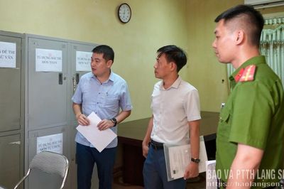 Kiểm tra công tác chuẩn bị Kỳ thi tốt nghiệp THPT 2026 tại các điểm thi Trường THPT: Tân Thành, Đồng Bành, Chi Lăng