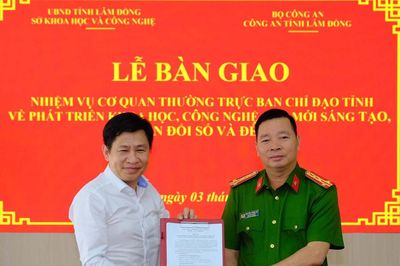 Công an tỉnh làm Cơ quan Thường trực Ban Chỉ đạo chuyển đổi số Lâm Đồng
