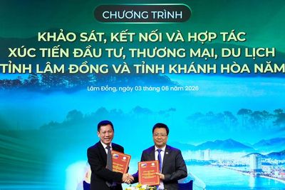 Lâm Đồng - Khánh Hòa bắt tay mở rộng liên kết đầu tư, thương mại và du lịch