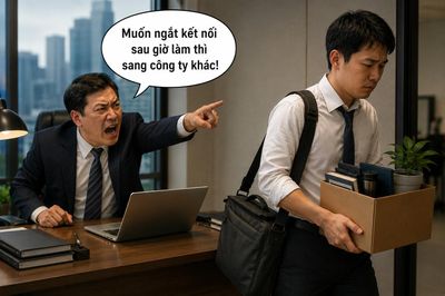 Sếp tôi nói muốn ngắt kết nối sau giờ làm thì sang công ty khác