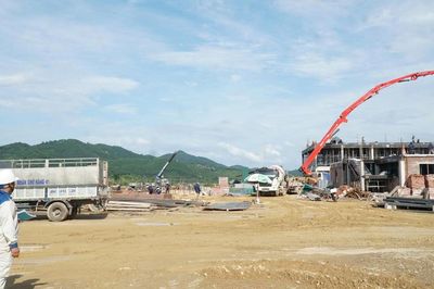 Gấp rút hoàn thành 10 trường nội trú liên cấp vùng biên Nghệ An trước năm học mới
