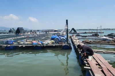 TP.HCM rà soát bè nổi, siết quản lý nuôi lồng bè ở xã Long Sơn