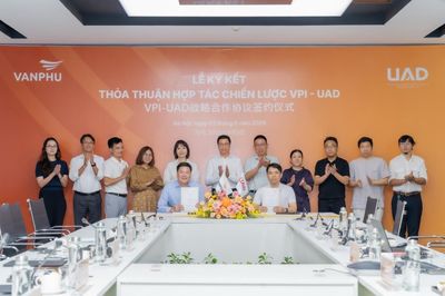 Văn Phú hợp tác UAD, nâng chuẩn phát triển đô thị vị nhân sinh