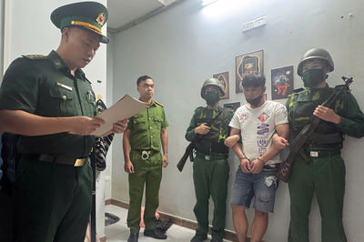 Đồn Biên phòng Sơn Trà bắt đối tượng tàng trữ trái phép chất ma túy