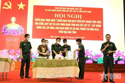 Bắc Ninh quyết tâm hoàn thành lấy mẫu ADN đối với 2.758 phần mộ liệt sĩ chưa có thông tin