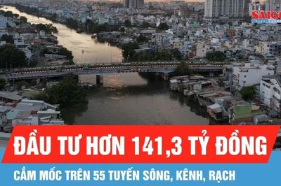 Cắm mốc trên 55 tuyến sông, kênh, rạch thuộc địa bàn TPHCM