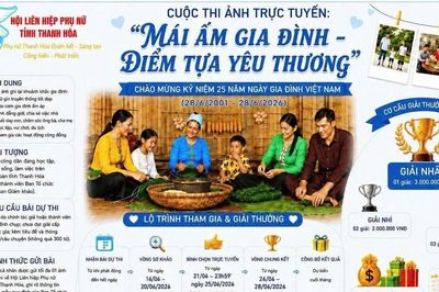 Thanh Hóa phát động cuộc thi ảnh 'Mái ấm gia đình - Điểm tựa yêu thương'