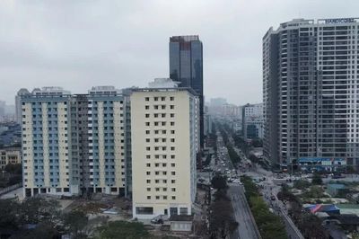 Chung cư tái định cư trên 'đất vàng' Hà Nội chuẩn bị đón dân vào ở