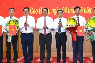 Cao Bằng điều động, bổ nhiệm nhiều cán bộ chủ chốt