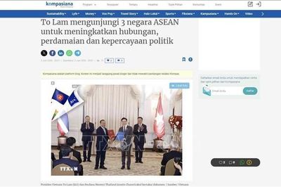 Báo chí Indonesia đánh giá cao chuyến thăm của Tổng Bí thư, Chủ tịch nước Tô Lâm tới 3 nước ASEAN